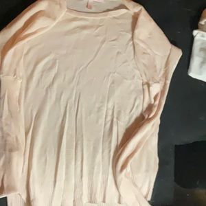 Womens long sleeve shimmer sleep shirt size XS